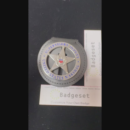 US Marshal Supervisory Deputy USMS Badge Replica Movie Props