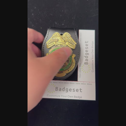 US Army Military Police Badge Replica Movie Props