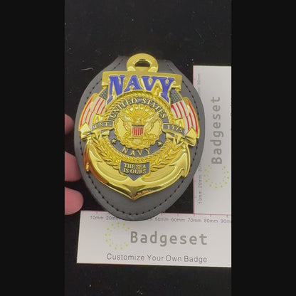 US Navy The Sea Is Ours Badge Replica Moive Props