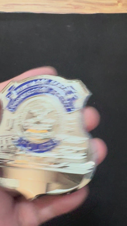Insignia de policía de la Agencia de Protección de la Fuerza del Pentágono de EE. UU., réplica de utilería de película, personalizable