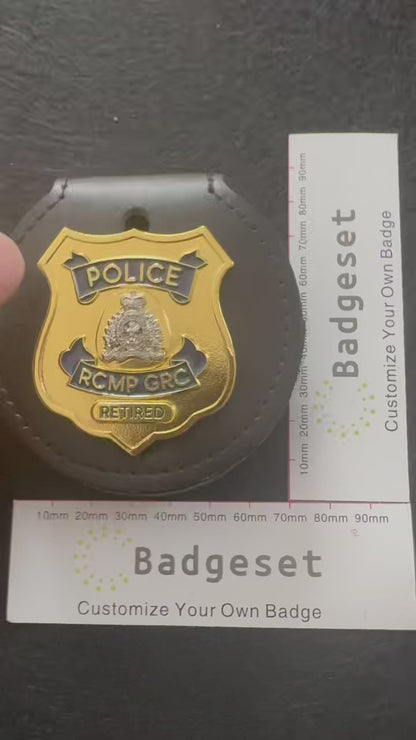 POLICE RCMP GRC Customizable Number Movie props
