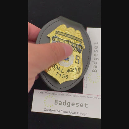 Criminal Investigation Department Of The Interpol Special Agent BADGE Replica Movie Props No.7156