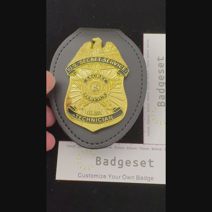 USSS 米国シークレットサービス技術者バッジレプリカ映画小道具