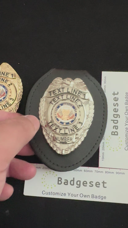 Customizable Badge BA34