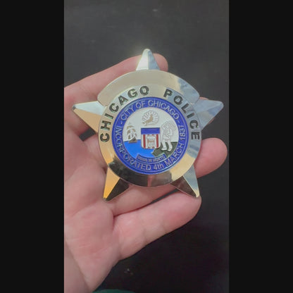 シカゴ警察官 CPD バッジ カスタマイズ可能な番号