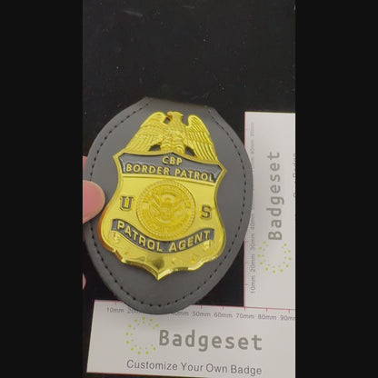 CBP Border Patrol Agent BADGE Replica Movie Props