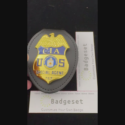 US Cinematic CIA Badge: Special Agent Prop 767