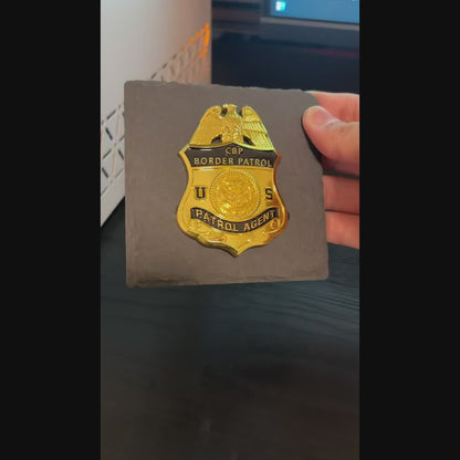 US CBP Border patrol badge Plaques Law Enforcement Award & Recognition Collectible gifts retirement memorial
