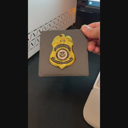 US TSA Special Agent Badge Plaques Law Enforcement Award & Recognition Collectible gifts retirement memorial