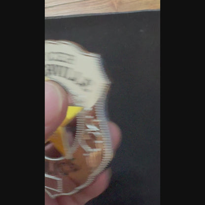 Officer Placerville Police Old Hangtown EST.1854 Badge Customizable Number