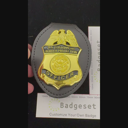 US CBP Officer Customs and Border Protection Badge Replica Movie Props