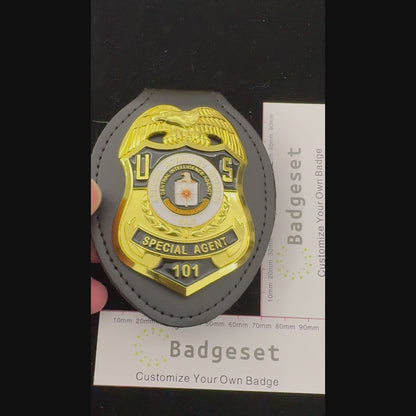 Special Activities Division Special Agent BADGE Replica Movie Props 101