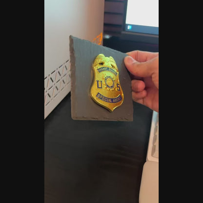 Uscg Coast Guard Special Badge Plaques Agent Law Enforcement Award & Recognition Collectible gifts retirement memorial