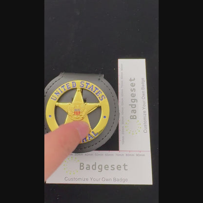 US Marshal Badge Replica Moive Props